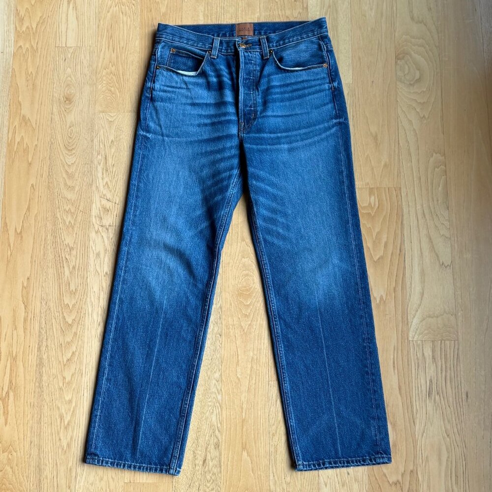 LIKE NEW - Jamie Haller The Slouch Jeans in Deep Blue - Picture 5 of 7